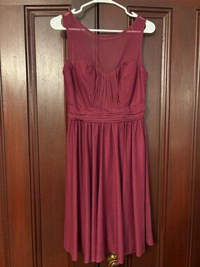 open-back lace and mesh bridesmaid dress As Is Open-Back Lace and Mesh Bridesmaid Dress